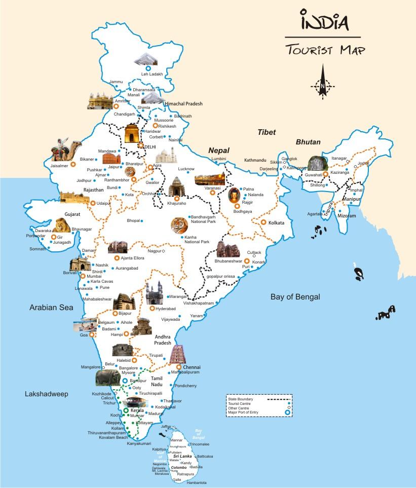 lieu-touristique-carte-de-l-inde-l-inde-carte-des-lieux-touristiques