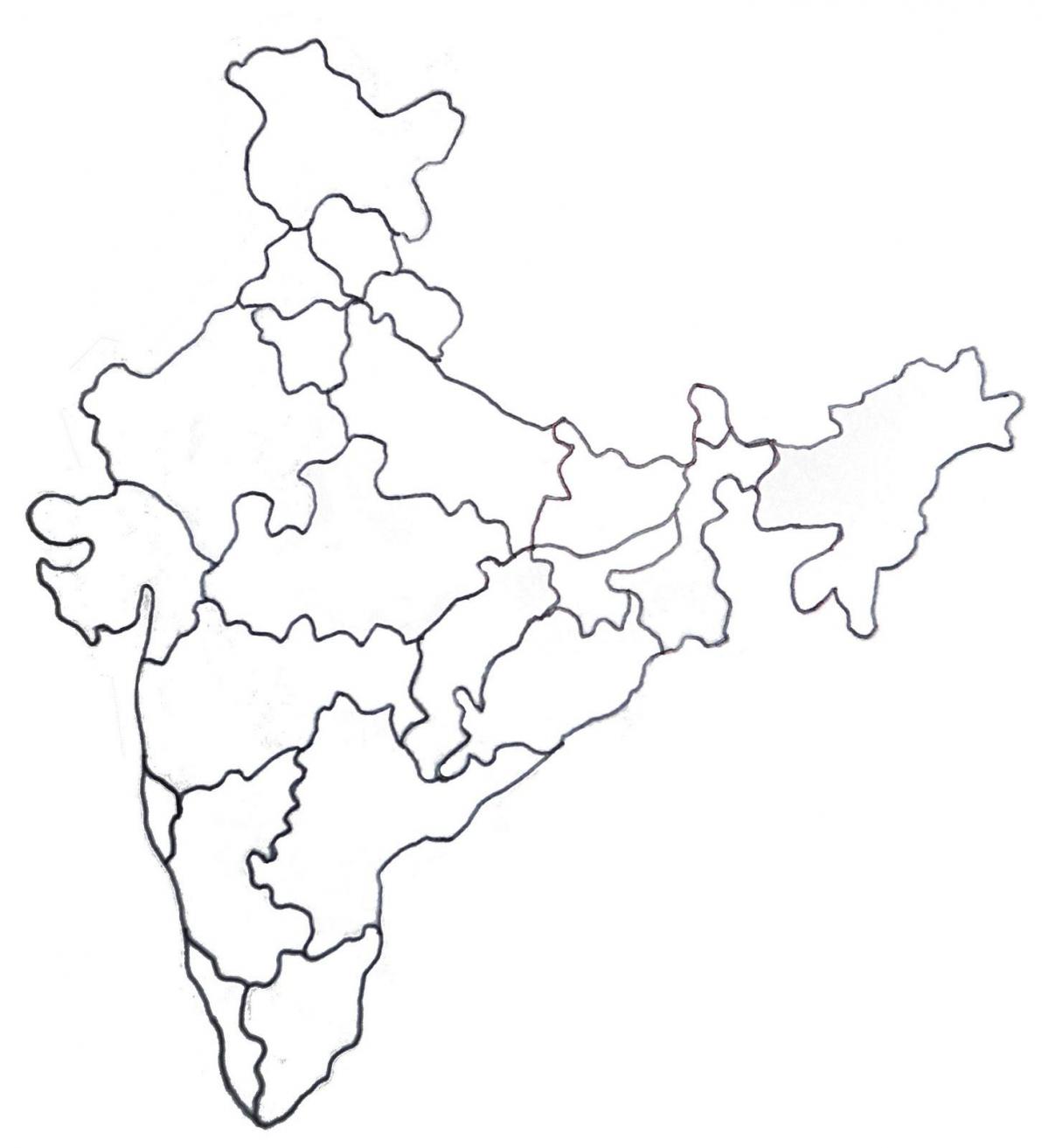 Carte de l'inde dessin des images