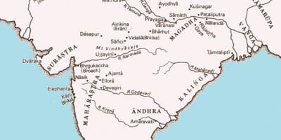 Ancienne carte de l'Inde