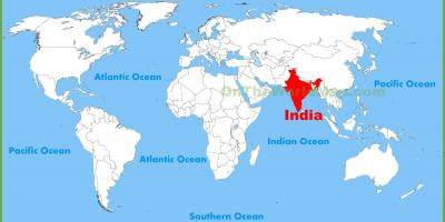 L'inde carte du monde